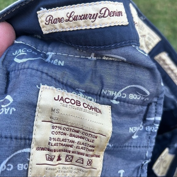 Jacob Cohen Navy Blue Shorts Size 31 Made in Italy - Picture 5 of 7